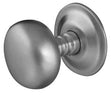 Jedo Mushroom Mortice Door Knobs 62mm Diameter 62mm Satin Chrome