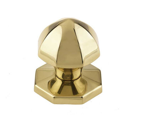 Jedo Bayswater Centre Door Knobs 65mm Polished Brass