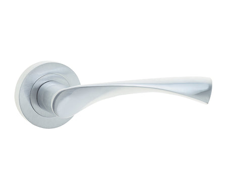 Twirl Door Handles Brass Finish