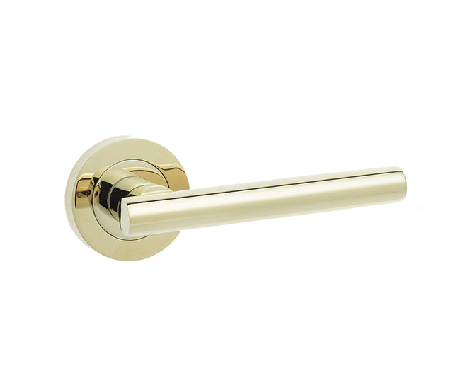 Petra Door Handles Brass Finish