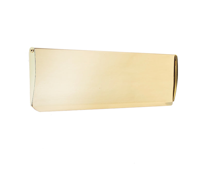 Jedo Plain Inner Door Tidies 354x127mm Polished Brass