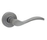 Turin Door Handle on Rose Rustic