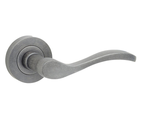Turin Door Handle on Rose Rustic