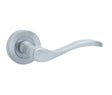 Turin Door Handle on Rose Satin Chrome