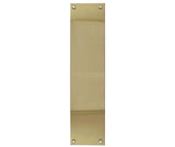 Jedo Plain Fingerplates 305x75mm Polished Brass