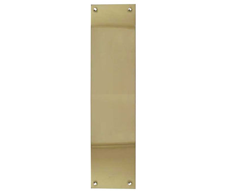 Jedo Plain Fingerplates 305x75mm Polished Brass