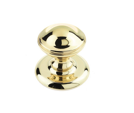 Jedo Belgravia Centre Door Knobs 66mm Polished Brass