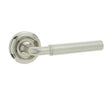 Elise Door Handle on Rose Satin Nickel