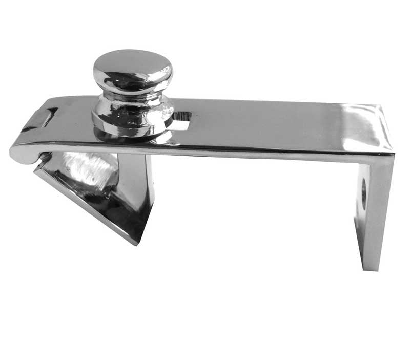 Jedo Counter Flap Catch 80x38mm Polished Chrome