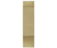 Jedo Plain Fingerplates 350x75mm Polished Brass