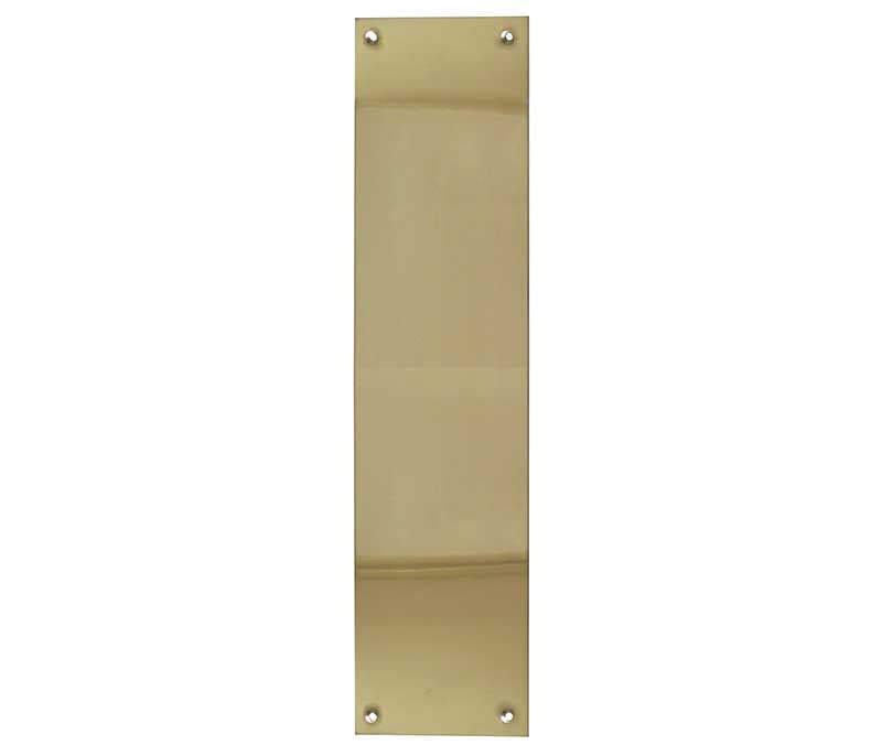 Jedo Plain Fingerplates 350x75mm Polished Brass