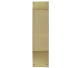 Jedo Plain Fingerplates 350x75mm Polished Brass