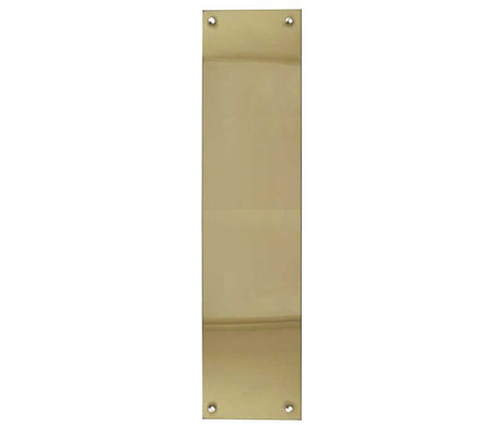 Jedo Plain Fingerplates 350x75mm Polished Brass