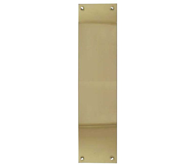 Jedo Plain Fingerplates 350x75mm Polished Brass
