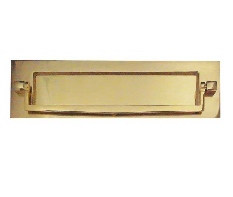 Jedo Postal Knocker 250x76mm Polished Brass