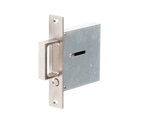 Jedo Sliding Door Edge Pull Satin Stainless Steel