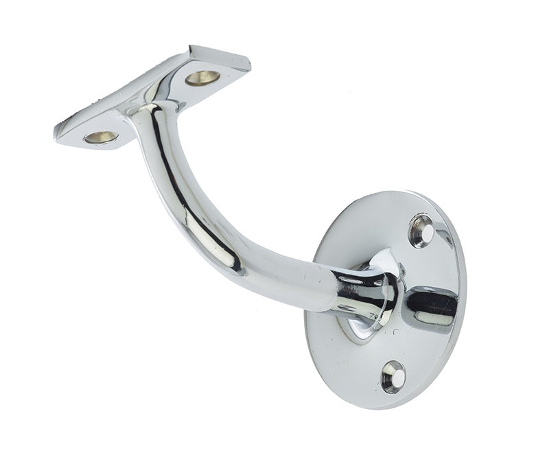 Jedo Solid Brass Handrail Brackets 64mm Polished Chrome