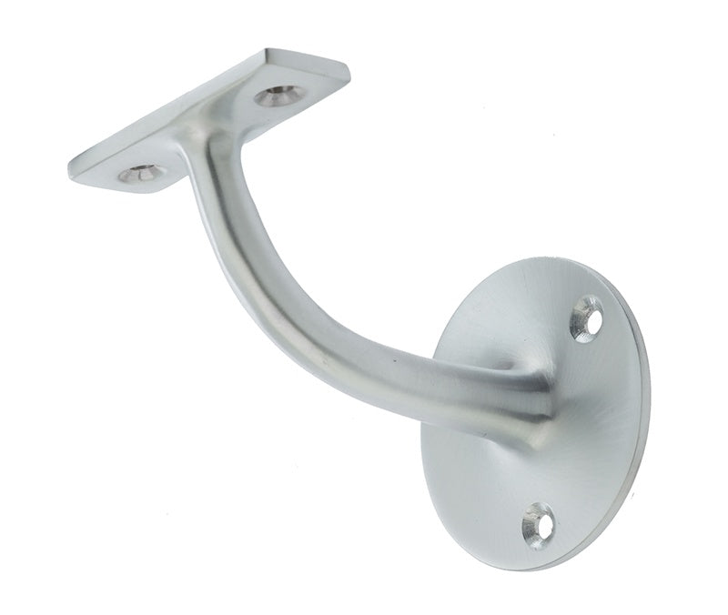 Jedo Solid Brass Handrail Brackets 64mm Satin Chrome