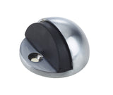 Jedo Oval Floor Mounted Door Stop 46x26mm Satin Chrome