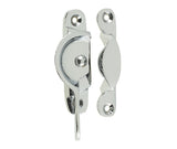 Jedo Narrow Fitch Fasteners 65mm Polished Chrome