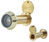 Jedo 180 Degree Door Viewers to Fit 35-55mm Doors FD30/60 C/W Intumescent Polished Brass