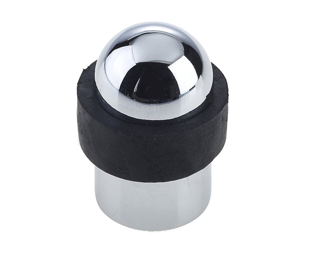 Jedo Dome Topped Floor Mounted Door Stop 48x28mm Polished Chrome