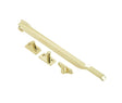 Modern Non Lockable Casement Stays 250mm Polished Brass