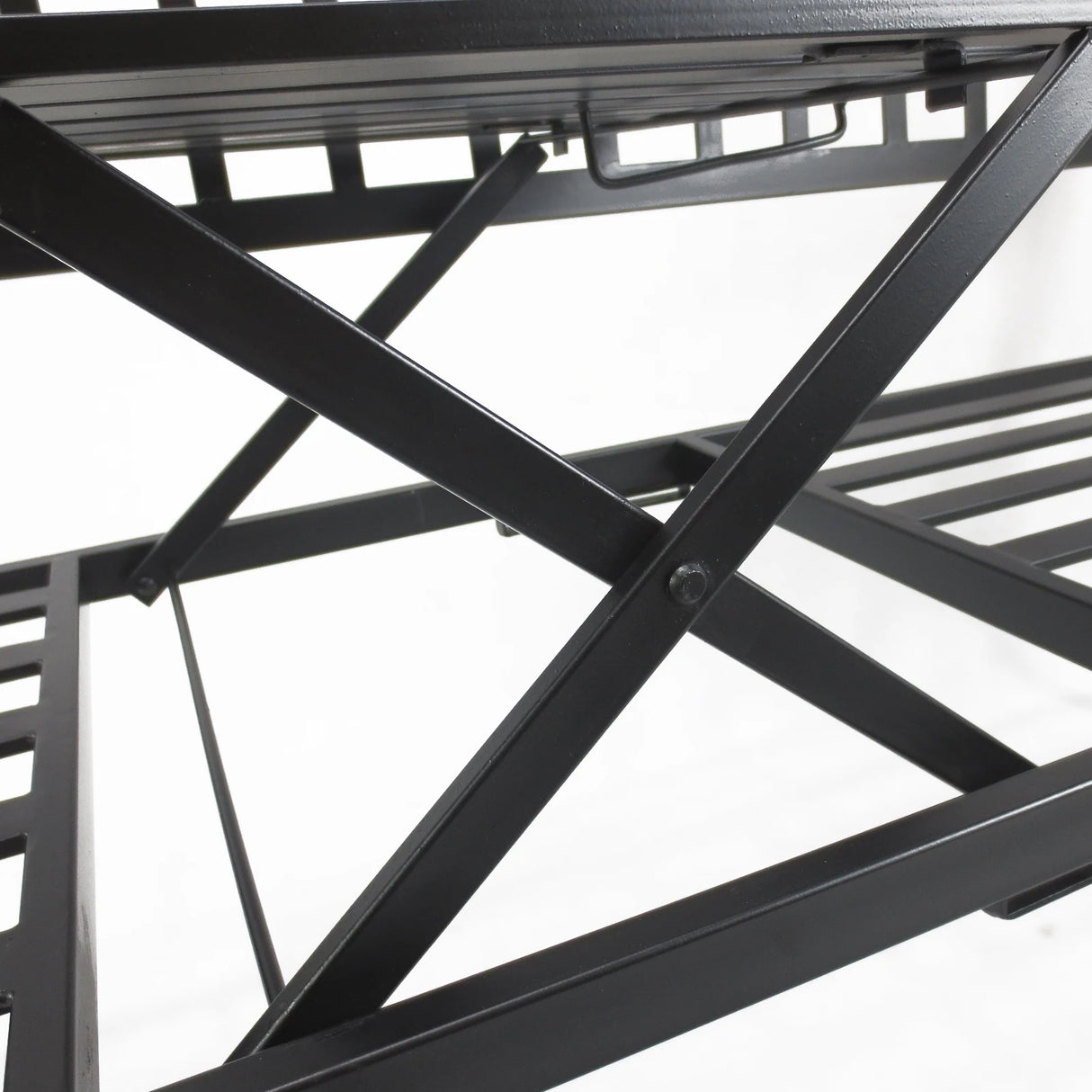 Outsunny Metal Bench W/Table,  150Lx53Wx95H cm