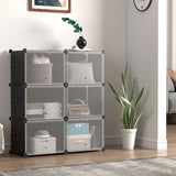 12-Cube Shoe Storage Cabinet with Removable Shelf for Hallway