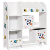 Bookshelf Toy Storage Display Shelf with Storage Rack for Kids