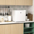 HOMCOM 35L Mini Freezer, -24 to -14 Temperature - White