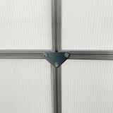 Outsunny 190 x 190cm Walk-In Polycarbonate Greenhouse