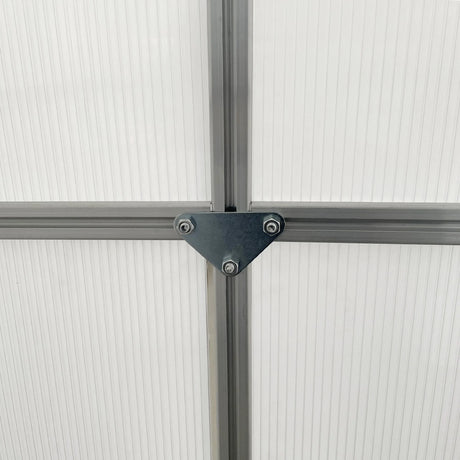 Outsunny 190 x 190cm Walk-In Polycarbonate Greenhouse