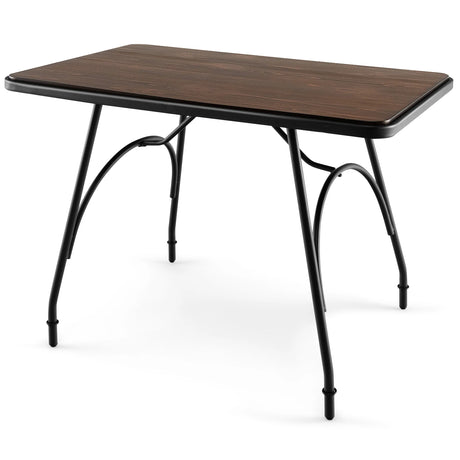 5 Piece Dining Table Set with Metal Frame for Kitchen/Dining Room