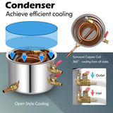 5 Gallon Stainless Steel Water Alcohol Distiller with Build-in Thermometer