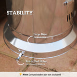 Outsunny 11Kw Adjustable Heat Gas Patio Heater