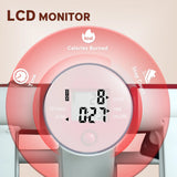 SPORTNOW Mini Stepper Machine, with LCD Monitor, Non-Slip Pedals, Grey