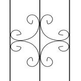 Outsunny Set of Two Spiral Anchor Garden Trellis Panels