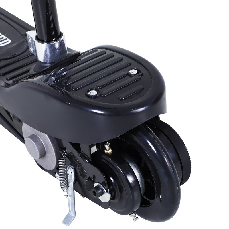 HOMCOM Outdoor Ride On Powered Scooter 120W Motor Bike 2 x 12V Battery - Black