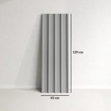 Outsunny Set of 12 Corrugated Steel Roof Sheet Panels - Light Grey