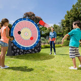 Foldable and Portable Large Dart Board for Kids-Black