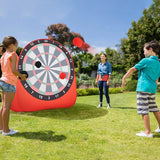 Foldable and Portable Large Dart Board for Kids-Red