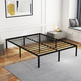 King Size Heavy Duty Metal Platform Bed Frame