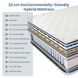 32 cm King Size Memory Foam Mattress