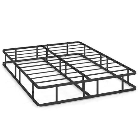 Queen Size Bed Frame with Metal Slat Support
