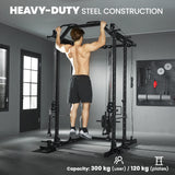 SPORTNOW Cable Crossover Machine, with Lat-Pull Down System