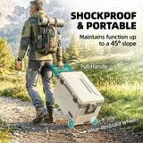 Outsunny 42.5L Compressor Car Fridge Freezer, Camping Refrigerator with App Control, 20C-20C