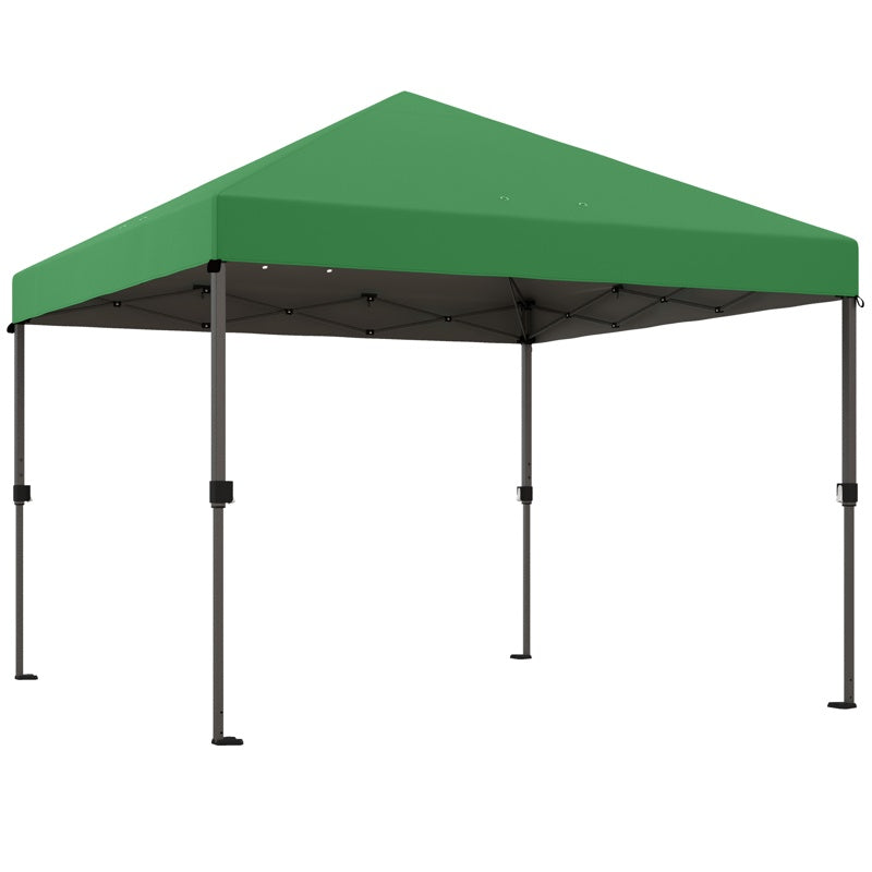 Outsunny 3 x 3m Pop-Up Gazebo, with Accessories - Green