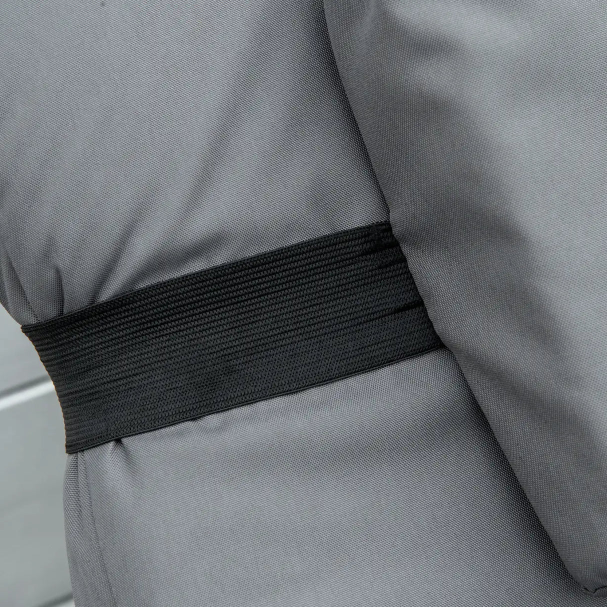 Outsunny Rattan Sun Lounger, 5-Level Adjustable Garden Lounger Recliner with Cushion and Headrest, Outdoor Reclining Sunbed, Steel Frame Garden Chair for Patio, Beach, Terrace, Dark Grey