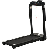 HOMCOM 600W Foldable Steel Motorised Treadmill Running Machine w/ LCD Monitor Black